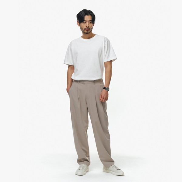 남성 BANDING SILHOUETTE PANTS BEIGE B22AMP01BEA1-W 색상BEIGE / 사이즈M 상세 설명 참조