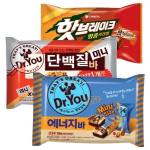 에너지바+단백질바+핫브레이크 미니 3개