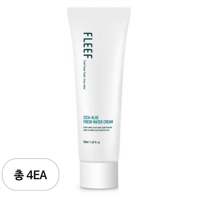 플리프 시카 알로에 프레쉬 약산성 지성용 수분크림 50ml (4개)