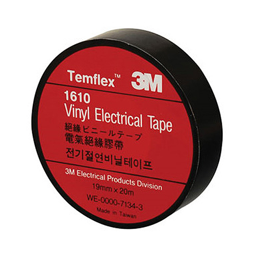 3M 1610 전기 절연 비닐 테이프 19mm x 20m (1개)_이미지