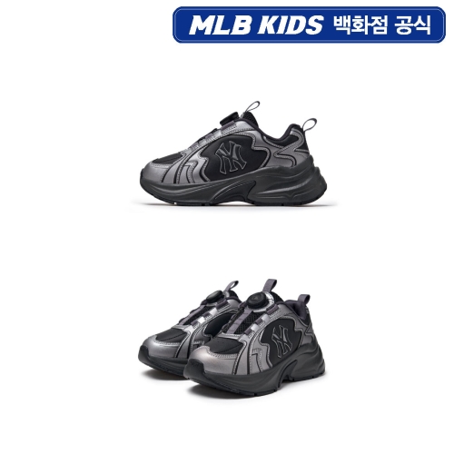 MLB MLB키즈 PG 커브 러너 다이얼 운동화 7ASHCB85N-50BKS