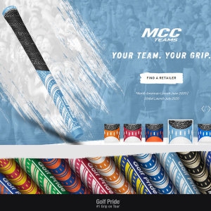 골프프라이드 MCC TEAM 팀 골프그립 스카이블루 화이트