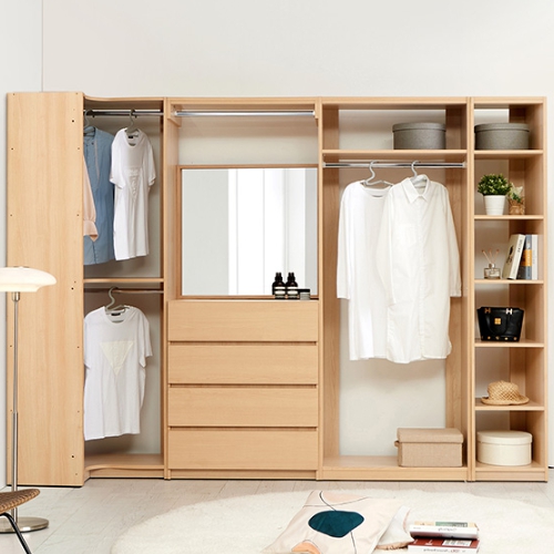 BIF보루네오  리타 시스템행거 드레스룸 T세트 2800