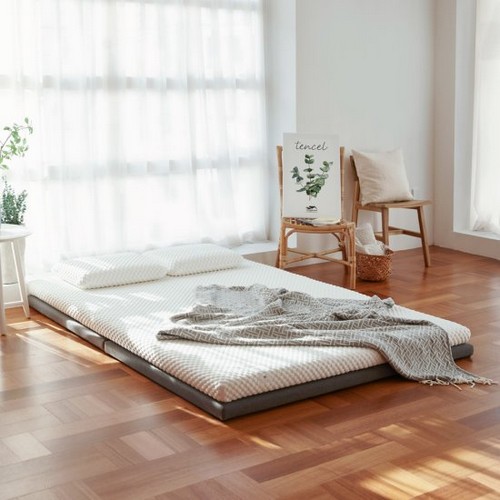 스너그홈 천연라텍스 미디엄 토퍼 매트리스 S (7.5cm)_이미지