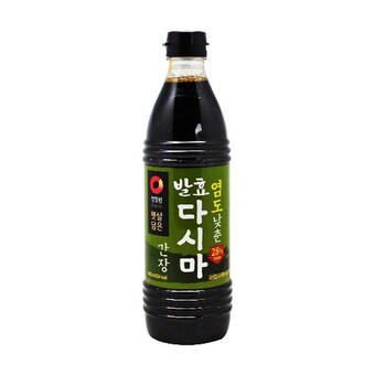 청정원 햇살담은 염도낮춘 발효 다시마 <b>간장</b> 840ml