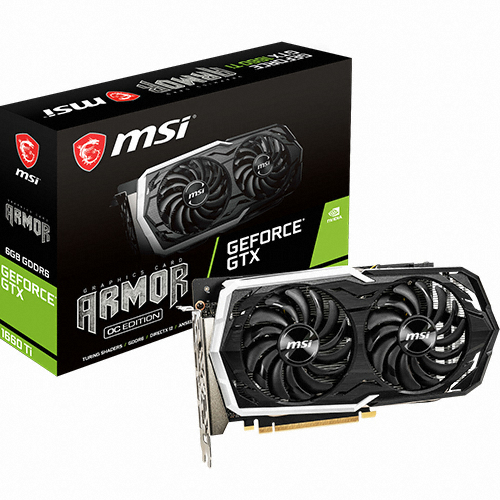 MSI ������ GTX 1660 Ti �Ƹ� OC D6 6GB
