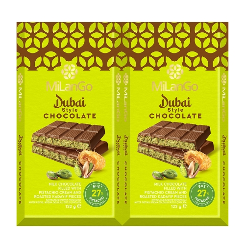 크라운제과 밀란고 두바이 스타일 초콜릿 122g