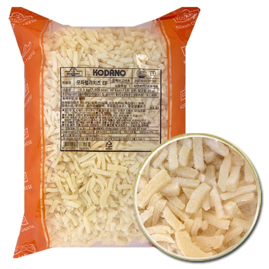 조흥 코다노 모짜렐라 치즈 EF 2.5kg (4개)_이미지