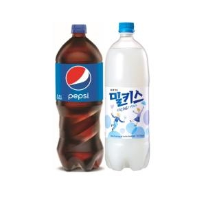 롯데칠성음료 밀키스 1.5L + 펩시 1.5L