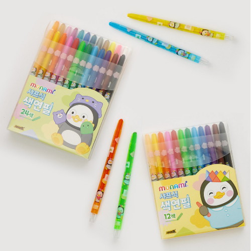 펭수 샤프식 색연필 세트
