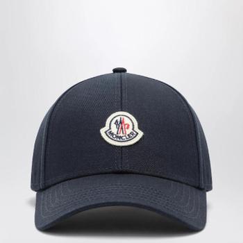 몽클레르 Navy blue baseball cap with logo patch 3B0004804863/XM_MONCL-778_100.._이미지