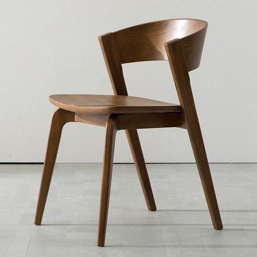 유즈 고무나무 원목 식탁 의자