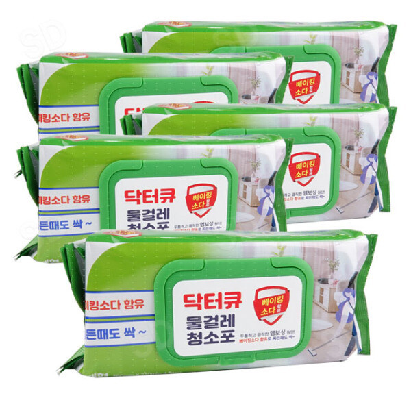 닥터큐 물걸레 청소포 특대형 30매 (6개)