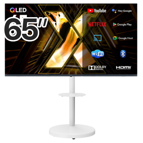 이노스 X65 QLED 퀀텀 스마트 Ai 구글 3.0 이동형 패키지_이미지