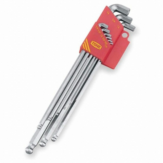 짧은목 롱 볼포인트 L형 육각렌치 세트 BLB900S (9pcs)