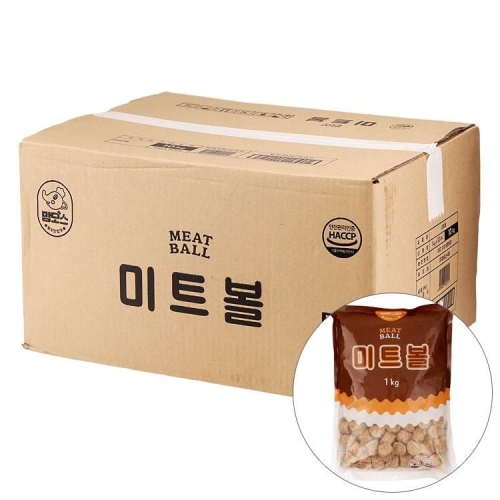 맘모스식품 미트볼 1kg (10개)_이미지