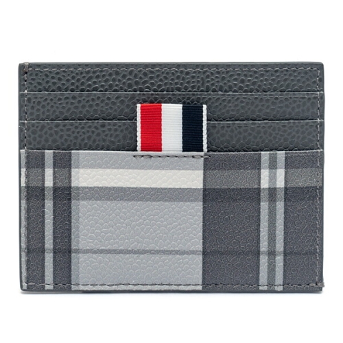 톰브라운 마드라스 페블 그레인 레더 4-바 싱글 카드 홀더 MAW220 AL0041 980