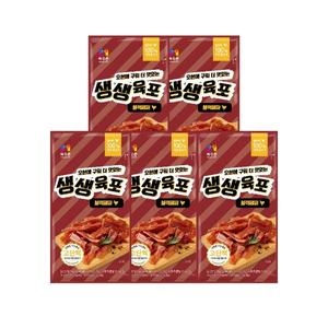 목우촌 생생 닭가슴살 육포 블랙페퍼 30g (5개)