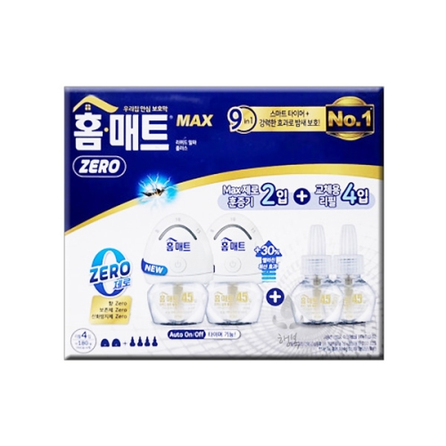 헨켈홈케어 홈매트 리미티드 에디션 리퀴드 제로 히터 2개 + 리필 4개 1세트 116ml