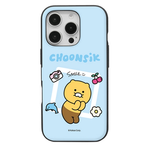 아이콘스 카카오프렌즈 아이폰SE3 세이치즈 자석카드 케이스_이미지