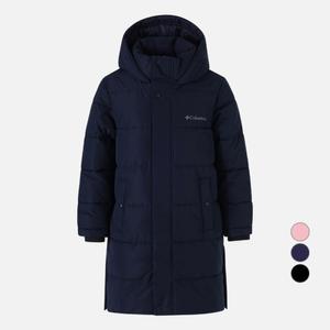 컬럼비아 아동용 베이직 옴니히트 롱패딩 C54-YKD302 120 블랙_이미지