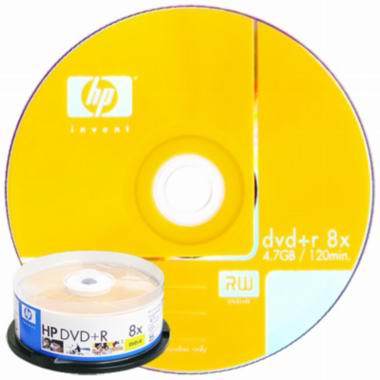 HP DVD+R 4.7GB 8x 케익 25장_이미지