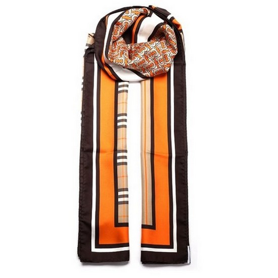 버버리 모노그램 아이콘 스트라이프 스카프 8026542_이미지