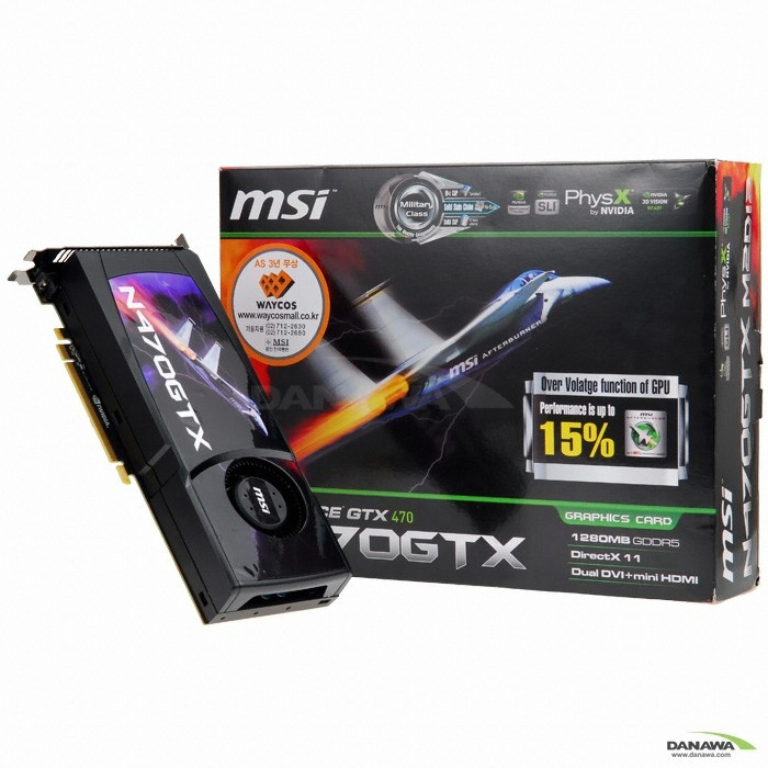 MSI 지포스 GTX470 N470GTX-M2D12 D5 1.2GB 웨이코스_이미지