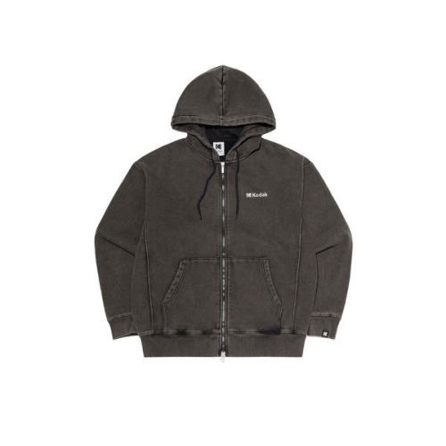 코닥 에센셜 스노우워싱 기모 후드 집업 BLACK K5423EFTS1BLK 193068