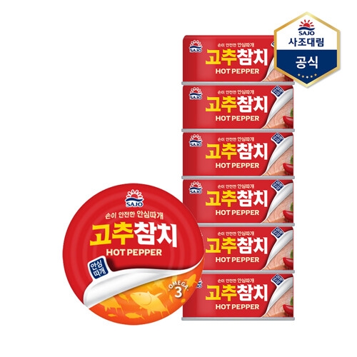 사조대림 고추 참치 150g (6개)