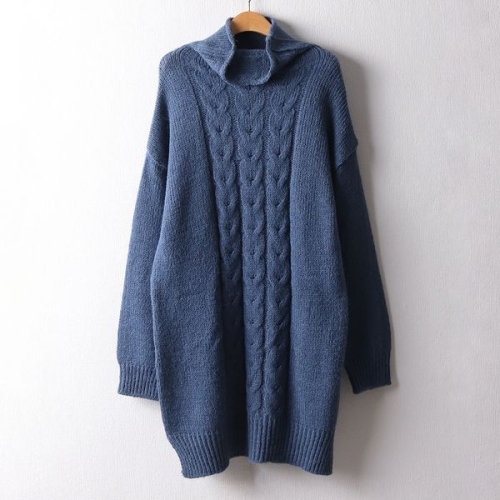 아이우먼 울돌돌이폴라롱티셔츠 RMF806M512 빅사이즈