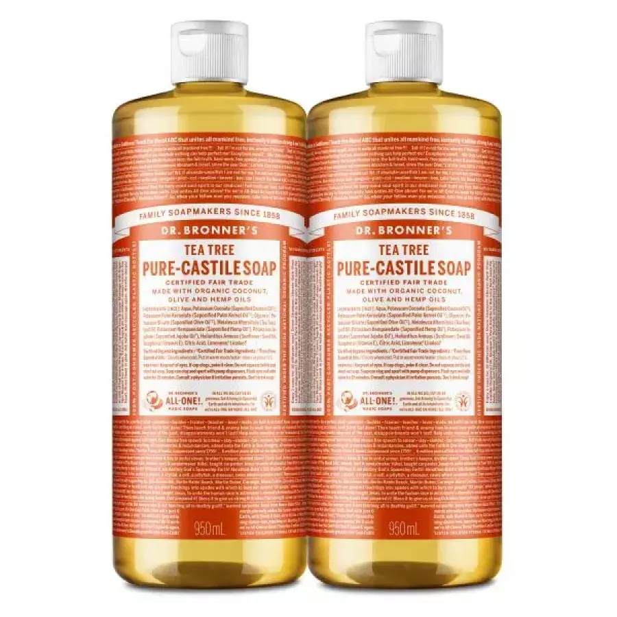 닥터브로너스 티트리 퓨어 캐스틸 솝 950ml (2개)_이미지