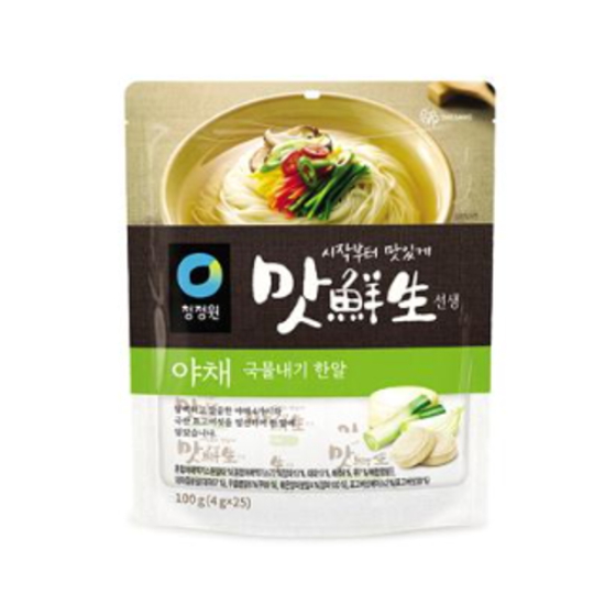 대상 청정원 맛선생 야채국물내기 한알 25알 100g (5개)