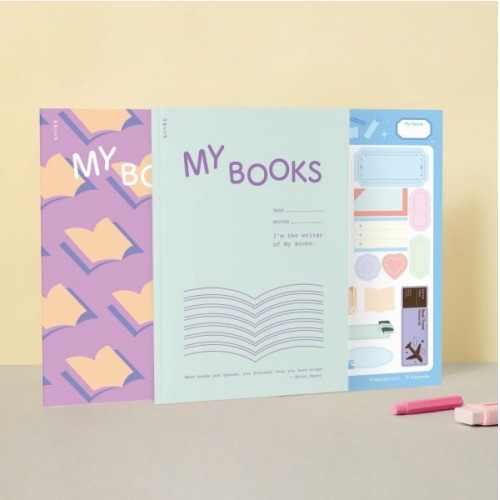 엔드리스 키즈바인더 나의 독서기록장 스티커세트