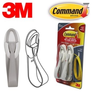 3M 전선걸이홀더 후크 클립 대2P 후크 벽걸_이미지