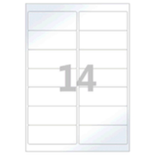 아이라벨 흰색 광택 레이저 전용 사각형 라벨지 A4 CL227LG (100매)_이미지