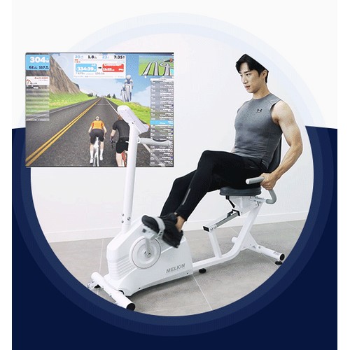 멜킨스포츠 폴민 스마트 좌식 바이크 SSK01 (방문설치)_이미지