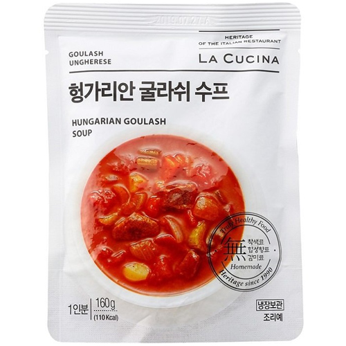 세진에프알에스 라쿠치나 헝가리안 굴라쉬 스프 160g이미지입니다. 누르면 해당 게시물로 새창이동합니다.