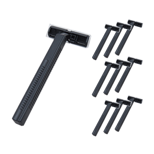 나리 2중날 일회용 면도기 블랙 (20개)_이미지