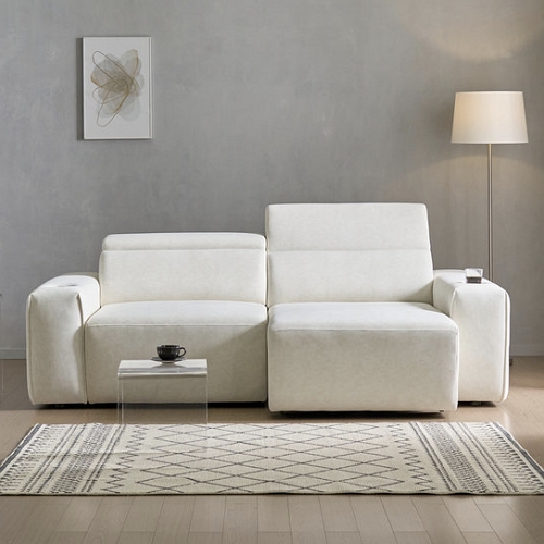 서광퍼니처 세인트블랑 릴렉시아 모션 슬라이드 아쿠아텍스 패브릭 소파 3인용_이미지