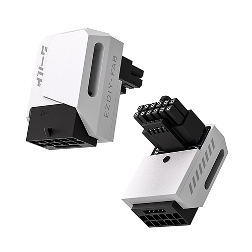 EZDIY-FAB SHIELD 12V-2X6 STD 90도 어댑터 (화이트)_이미지
