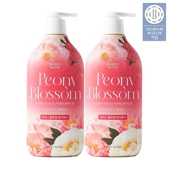 <b>해피바스</b> 피오니 블로썸 <b>바디</b><b>워시</b> 900g