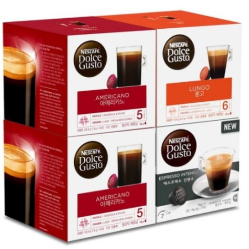 네슬레 네스카페 돌체구스토 멀티팩 4종 64개입 (1개)