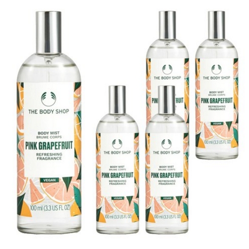 더바디샵 바디 미스트 핑크 그레이프후룻 100ml (5개)_이미지