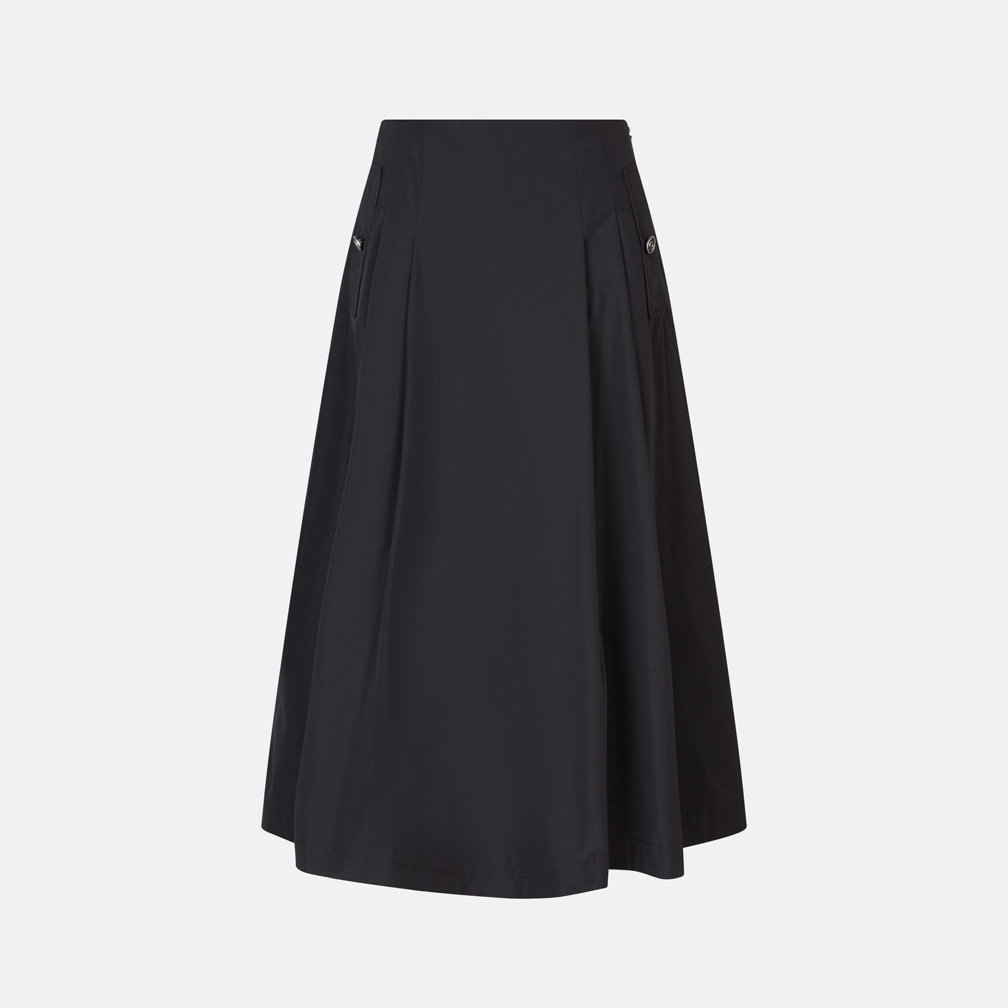 KEITH 로고 버튼 플레어 롱 스커트 KE26S1FRK2699