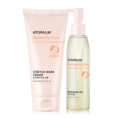 네오팜 아토팜 매터니티 스트레치 마크 크림+마사지오일 2종 세트