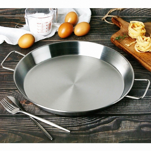 세영 스텐그릇 접시 빠에야팬 [34cm]