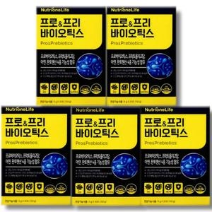 뉴트리원 프로&프리 바이오틱스 5g 30포 (5개)_이미지