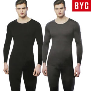 BYC 남성 보디히트 발열 내복 상하세트 (1세트)_이미지