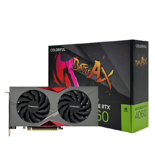 COLORFUL 지포스 RTX 4060 토마호크 DUO D6 8GB_이미지